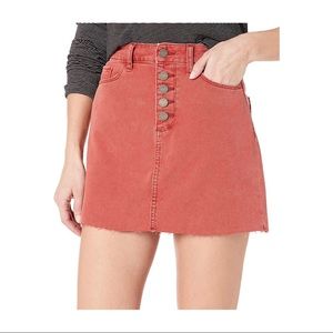 PAIGE Aideen Skirt with Button Fly